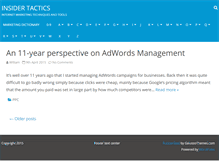 Tablet Screenshot of insidertactics.com